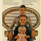 '71 Vintage Topper Toys Talking Smartypants Doll Ad~70s