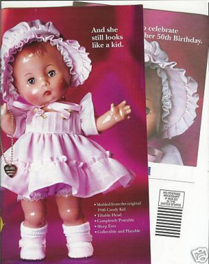 1995 Effanbee Candy Kid Doll Ad Pg/Advertisement~And she still looks like a kid.