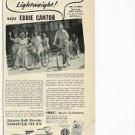 1941 Schwinn-Built Bicycles Guaranteed for Life Ad~40s