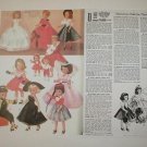1958 American Character Toni,Betsy McCall,Sweet Sue Etc Dolls Catalog Ad~1950s