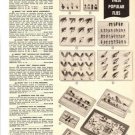 50s Vintage Fishing Lures/Flies Ad~Trout,Bass,Pan Fish