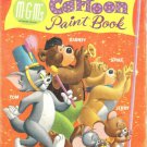 Old Vintage M-G-M Cartoon Paint/Color Book~Tom&Jerry~Barney~Spike~Tuffy~Loew's