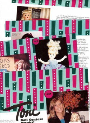 2007 Article/Pictures/Information on Toni Doll Contest Results/Winners