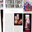 Article/Pics/Info on FATHER FROST MATROUSHKAS Russian & Chinese Nesting Dolls