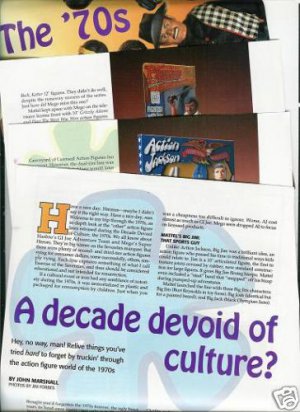 Article/Pics/Info on 1970s Action Figures~Mego,Marx Etc