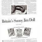 Article/Info on Britain's SUNNY JIM Cloth Doll