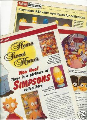 Article/Pics/Info on Simpsons Pez Etc Collectibles