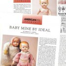 Article/Pictures/Information on Ideal Baby Mine Doll