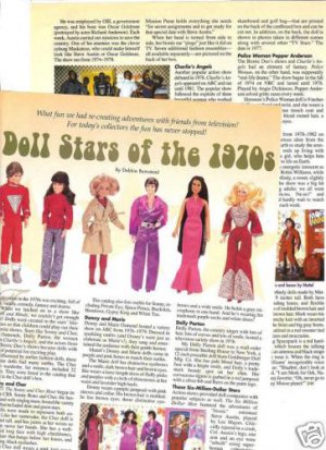 Article/Pictures/Info on 1970s TV Celebrity Dolls