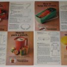 How to...Tupperware Ad~Colorful items Pictured
