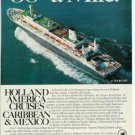 Holland America Noordam Cruise Ship Ad~ 38 cents a mile