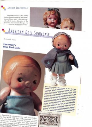 Interesting Article/Pics/Information on Old Horsman Bluebird/Blue Bird Dolls