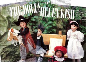 Interesting 1994 Magazine Article/Pics/Information on The Dolls of Helen Kish