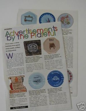Interesting Color Photo Article on Advertising Plates