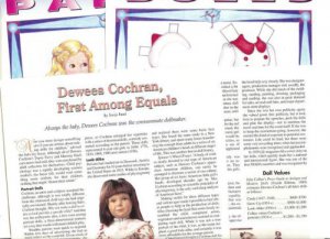 Interesting Dewees Cochran Article/Information~Sonja Henie Magazine Paper Dolls