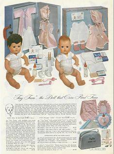 tiny tears doll 1950s
