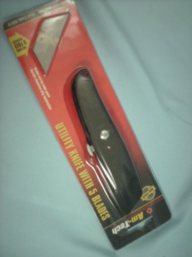 Am-Tech Utility Knife Plus with 5 Blades