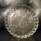 VINTAGE ANCHOR HOCKING"TUSCANY COLLECTION"SAVANNAH PATTERN 10" QUICHE DISH