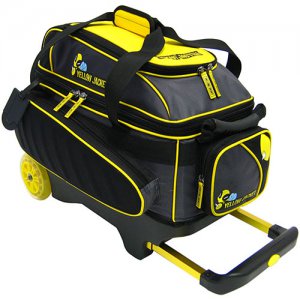 Yellow Jacket Double Roller Bowling Bag