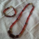 Necklace and bracelet set