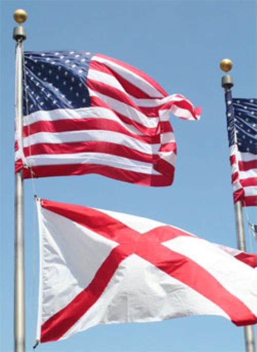 20 FT.VALLEY FORGE FLAGPOLE W/ (1) 3'x 5' U.S. Flag