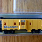 Model Power N Scale #3121  C&O Chessie System Bay Window Caboose