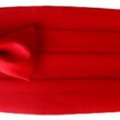 Red Men's Tuxedo Cummerbund, Red 2" Band Bow Tie, 2 Cufflinks & 4 Shirt Studs Set