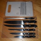 CARVING & SLICING KNIVE SET W/CUTTING BOARD