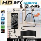 Waterproof Mini Endoscope Spy Camera with 720p HD Camera 2 in 1 USB Cable