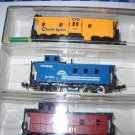 Model Power N Scale # 3121,Chessie System, #3497 Conrail, & #3102