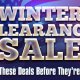 CLEARANCE SALE