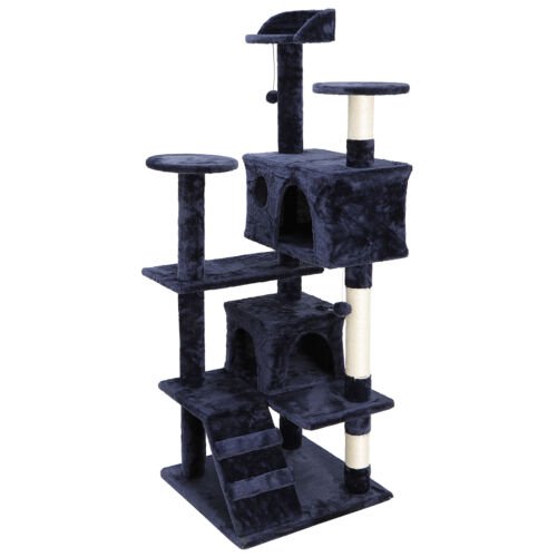 53" Blue Cat Tree Tower Activity Center