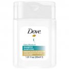 10 Dove Daily Moisture Shampoo Travel Size 1.01 oz Lot
