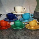 Vintage Fiesta Ware LIGHT GREEN Cup & Saucer Set
