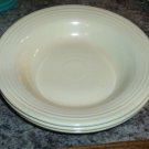Vintage Fiesta Ware Ivory Deep Plate Soup Bowl 3 Available