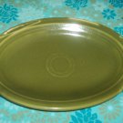 RARE Vintage Fiesta Turf Green Gravy Boat Stand