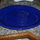 Vintage Fiesta Ware Cobalt Oval Platter