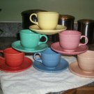 Fiesta Ware Retired APRICOT Cup & Saucer Set