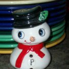 Rare! Vintage Snowman Stacking Salt & Pepper Not Holt Howard