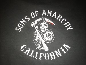 Sons of Anarchy, Retro Hoodie. Samcro Personalized embroidered Medium SOA