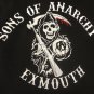 Sons of Anarchy, Retro Hoodie. Samcro Personalized embroidered Small SOA