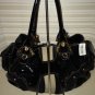 Juicy Couture Baby Fluffy Bag Black Patent X-Large MOD Tote Handbag $140.00