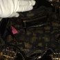 Juicy Couture Baby Fluffy Bag Black Patent X-Large MOD Tote Handbag $140.00