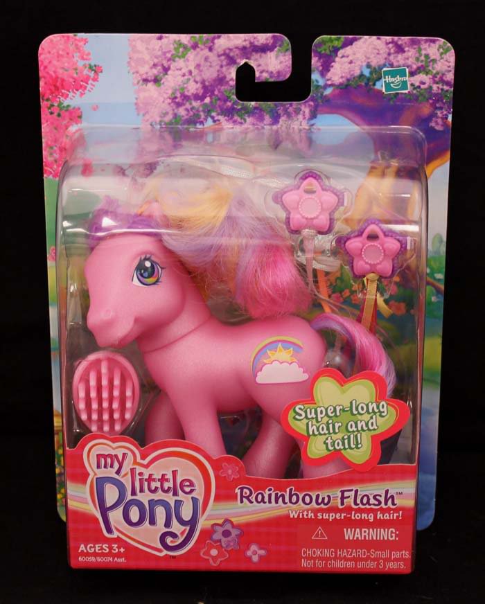 2003 G3-MLP My Little Pony Rainbow Flash with Super Long Hair