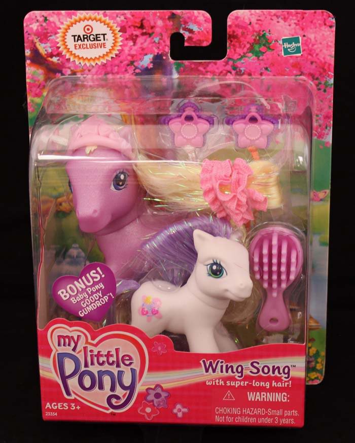G3-MLP My Little Pony Target Exclusive Wing Song with Super Long Hair & Goody Gumdrop 2 Pack