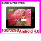 New latest model innovative fast tablet  9.7in 32gb android 4.0 color black
