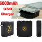 New latest model genuine powerful 6000mah zagg batterie recharger and with usb color black