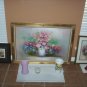 PINK FLOWER OIL PAINTING BY ESTHER