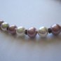 Pink and White Pearl Necklace
