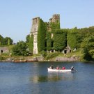 Galway Ireland ruined castle and river